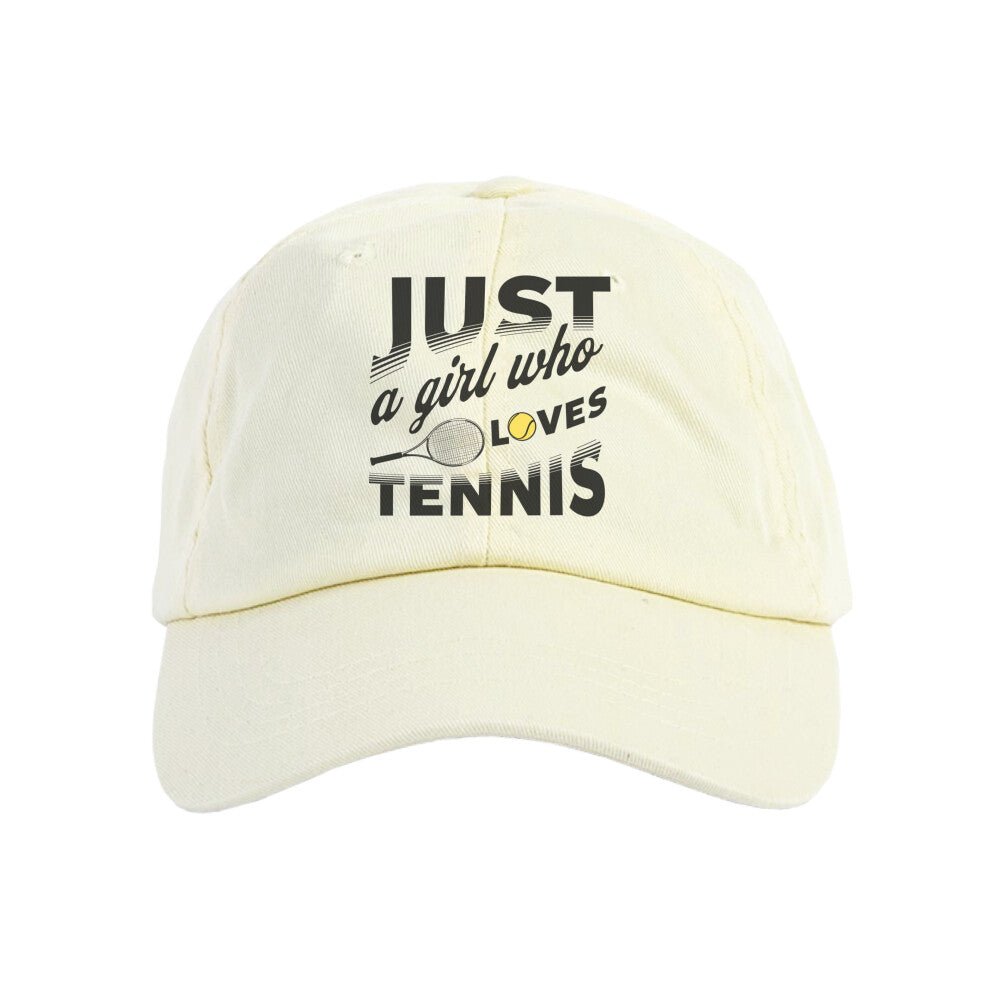 Just a girl | Organic Cap - Matchpoint24 - Kleidung für Tennisfans