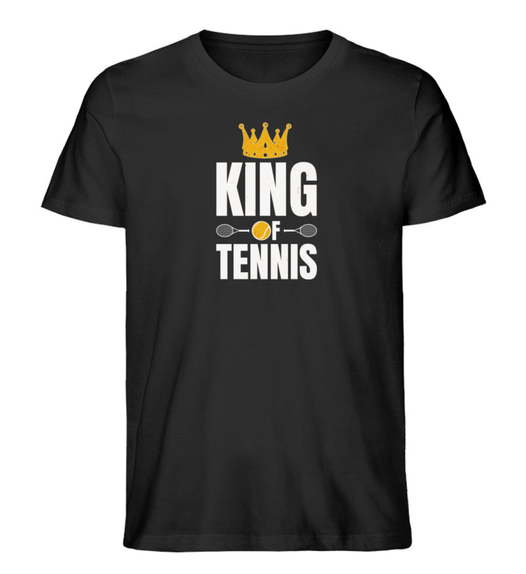 King of Tennis | Premium Herren T-Shirt - Matchpoint24 - Kleidung für Tennisfans