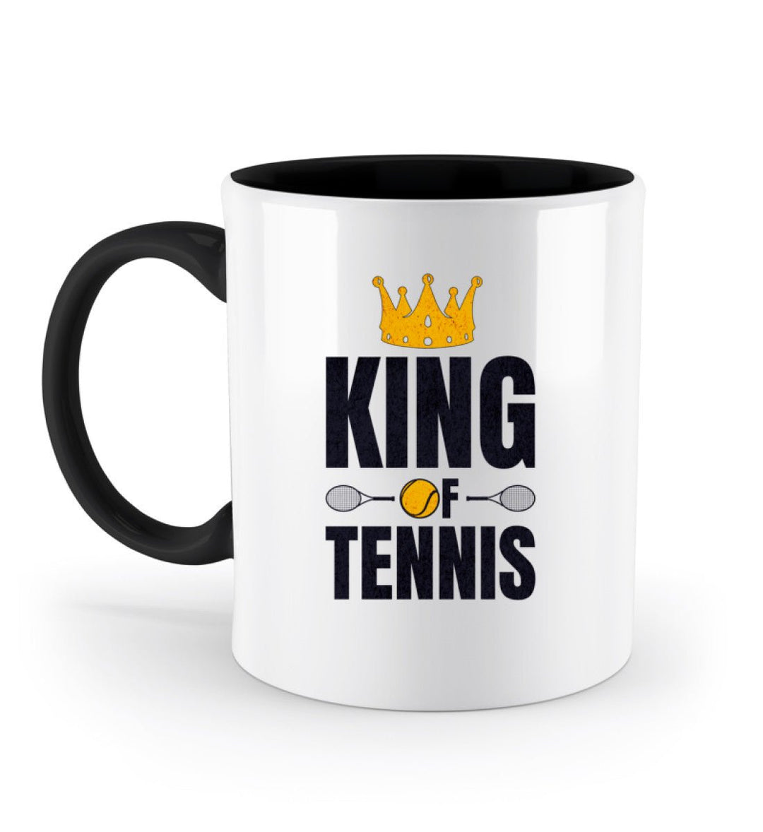 King of Tennis | Zweifarbige Tasse - Matchpoint24 - Kleidung für Tennisfans