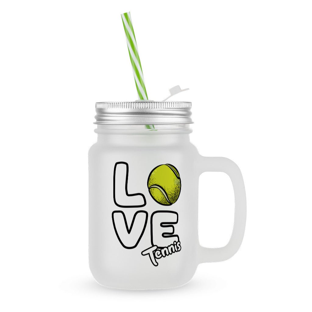 Love Tennis | Trinkglas - Matchpoint24 - Kleidung für Tennisfans