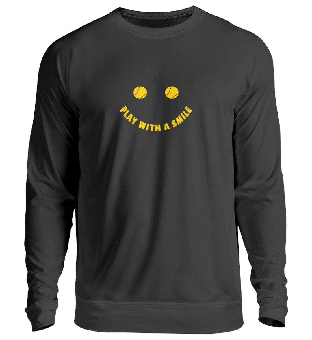 Play with a smile | Sweatshirt (Unisex) - Matchpoint24 - Kleidung für Tennisfans