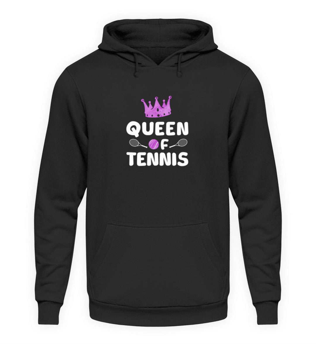 Queen of Tennis | Hoodie (Damen) - Matchpoint24 - Kleidung für Tennisfans