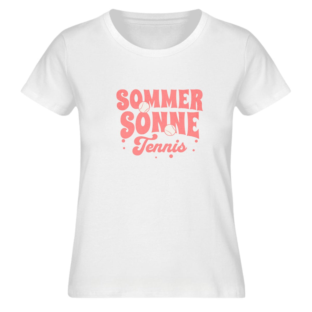 Sommer Sonne Tennis | Premium Damen T-Shirt - Matchpoint24 - Kleidung für Tennisfans