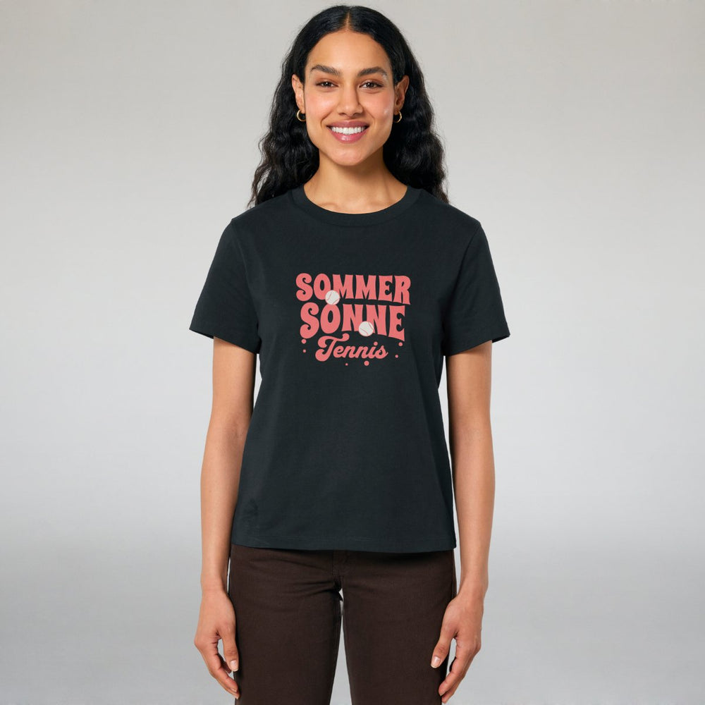 Sommer Sonne Tennis | Premium Damen T-Shirt - Matchpoint24 - Kleidung für Tennisfans
