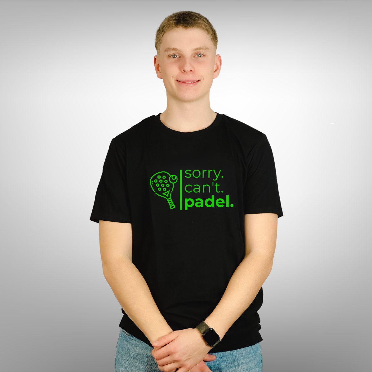 Sorry. can't. padel. | Bio T-Shirt Herren - Matchpoint24 - Kleidung für Tennisfans