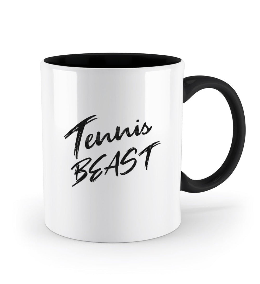 Tennis Beast | Zweifarbige Tasse - Matchpoint24 - Kleidung für Tennisfans