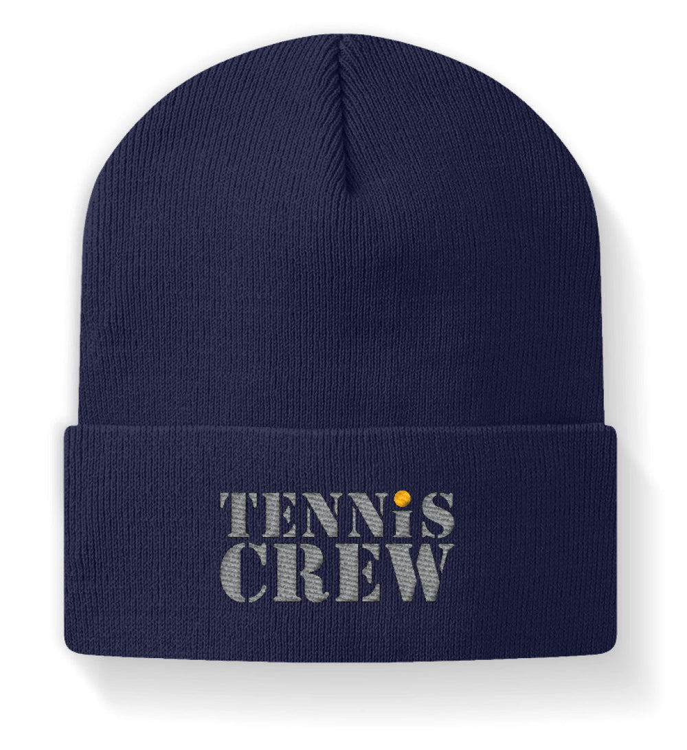 Tennis Crew | Beanie (bestickt) - Matchpoint24 - Kleidung für Tennisfans