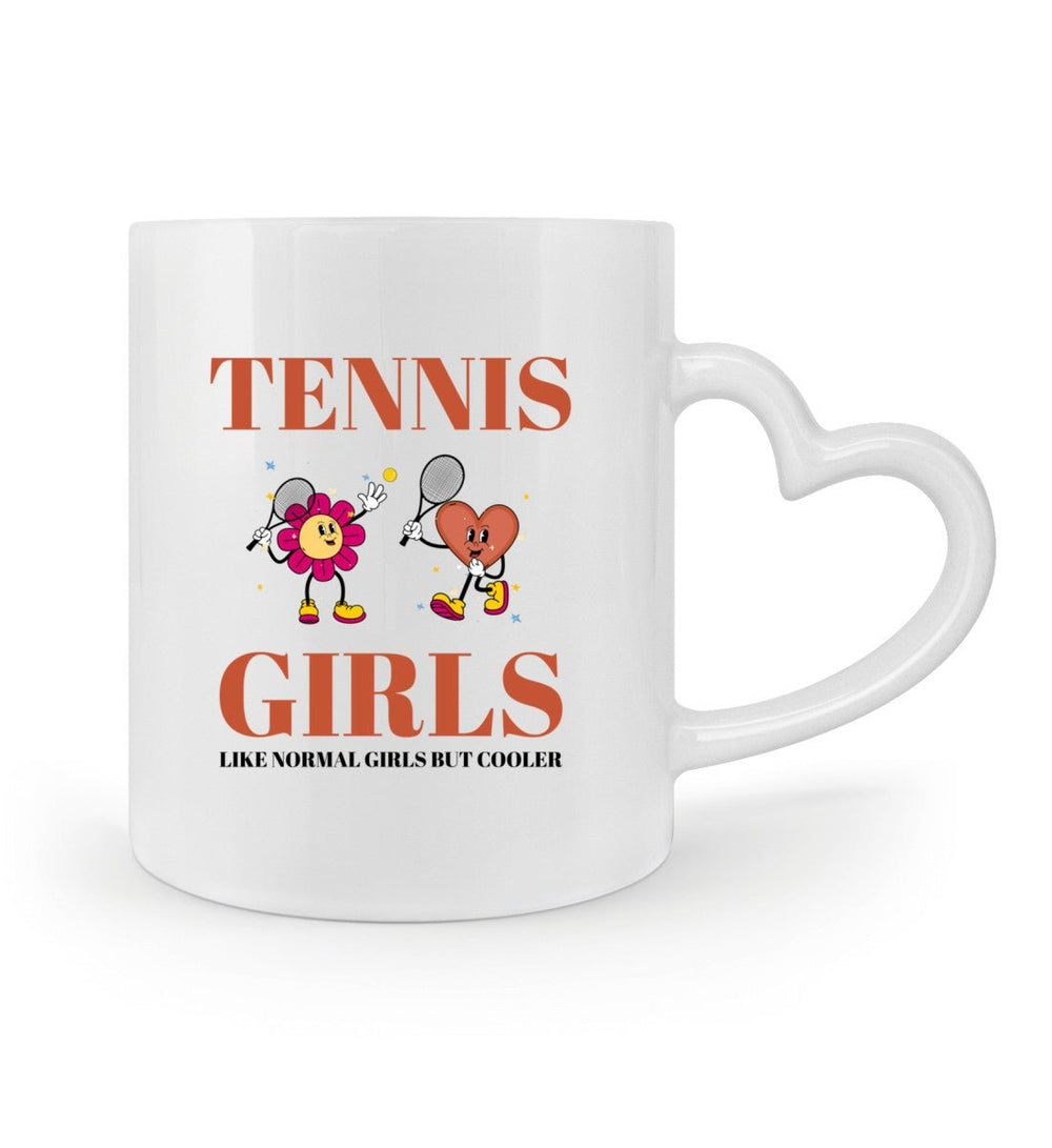 Tennis Girls | Herzhenkel Tasse - Matchpoint24 - Kleidung für Tennisfans
