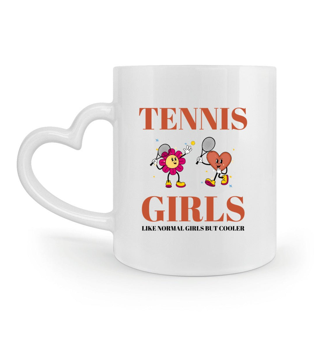 Tennis Girls | Herzhenkel Tasse - Matchpoint24 - Kleidung für Tennisfans