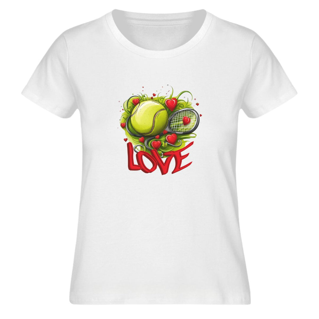 Tennis Heart | Premium Damen T-Shirt - Matchpoint24 - Kleidung für Tennisfans