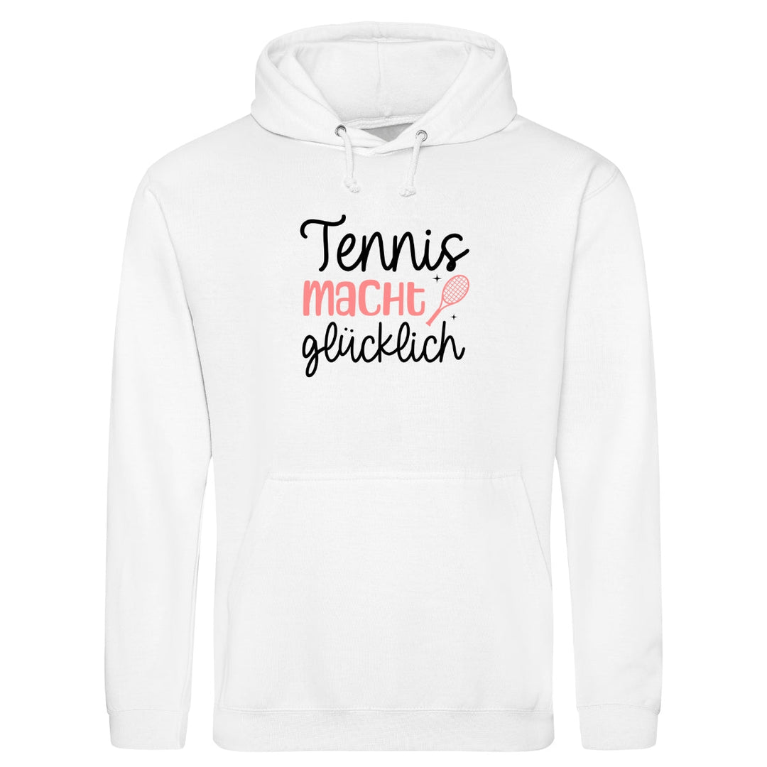 Tennis macht glücklich | Hoodie (Damen) - Matchpoint24 - Kleidung für Tennisfans