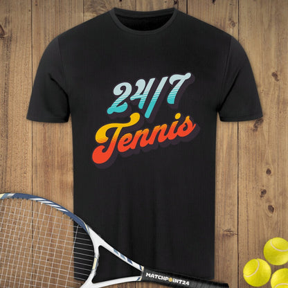 24/7 | Herren Sport T-Shirt - Matchpoint24 - Kleidung für Tennisfans
