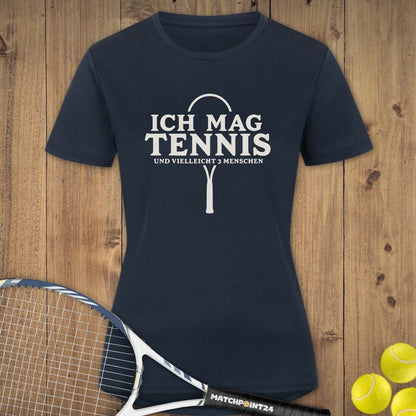 3 Menschen | Damen Sport T-Shirt - Matchpoint24 - Kleidung für Tennisfans