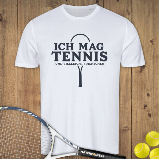 3 Menschen | Herren Sport T-Shirt - Matchpoint24 - Kleidung für Tennisfans