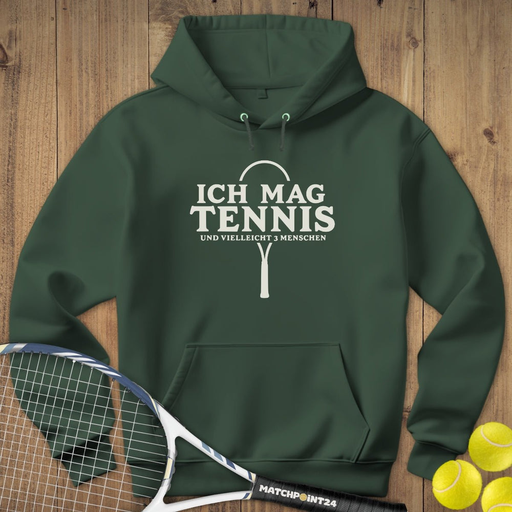 3 Menschen | Hoodie (Unisex) - Matchpoint24 - Kleidung für Tennisfans