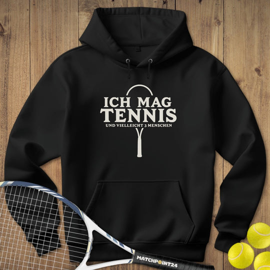 3 Menschen | Hoodie (Unisex) - Matchpoint24 - Kleidung für Tennisfans