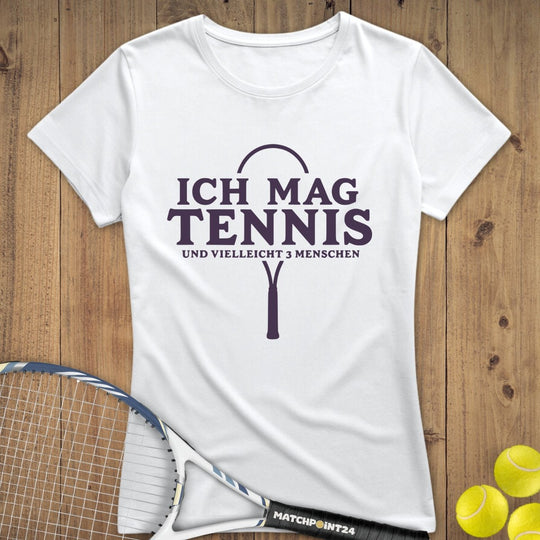 3 Menschen | Premium Damen T-Shirt - Matchpoint24 - Kleidung für Tennisfans