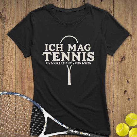 3 Menschen | Premium Damen T-Shirt - Matchpoint24 - Kleidung für Tennisfans