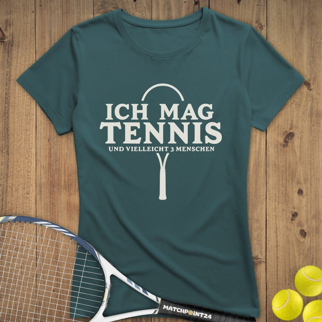 3 Menschen | Premium Damen T-Shirt - Matchpoint24 - Kleidung für Tennisfans