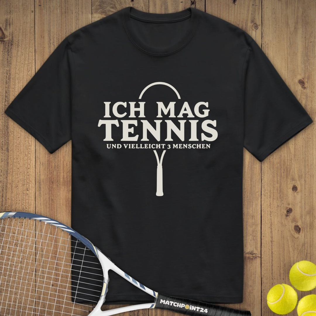 3 Menschen | Premium Herren T-Shirt - Matchpoint24 - Kleidung für Tennisfans