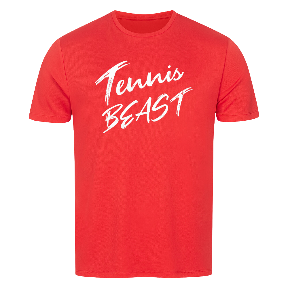 Tennis Beast | Herren Sport T-Shirt - Matchpoint24 - Kleidung für Tennisfans