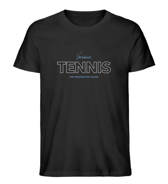 Mein Tennis Slogan | Premium Herren T-Shirt personalisierbar