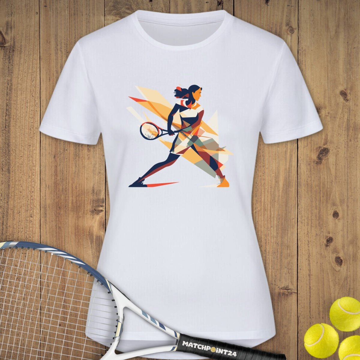 Abstrakta | Damen Sport T-Shirt - Matchpoint24 - Kleidung für Tennisfans
