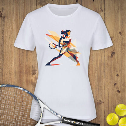 Abstrakta | Damen Sport T-Shirt - Matchpoint24 - Kleidung für Tennisfans