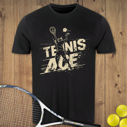 Ace Yellow | Herren Sport T-Shirt - Matchpoint24 - Kleidung für Tennisfans