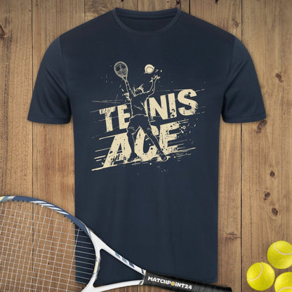 Ace Yellow | Herren Sport T-Shirt - Matchpoint24 - Kleidung für Tennisfans