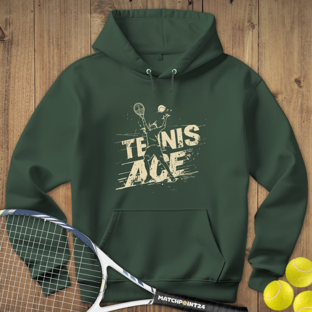 ACE Yellow | Hoodie (Unisex) - Matchpoint24 - Kleidung für Tennisfans