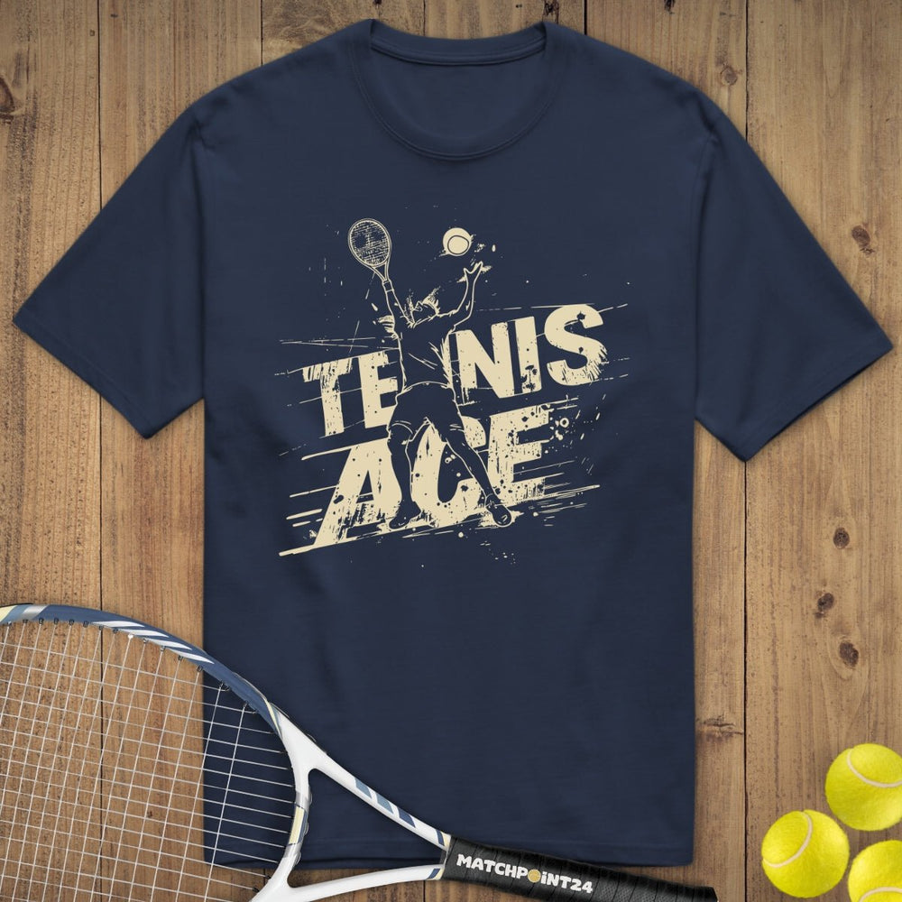 Ace Yellow | Premium Herren T-Shirt - Matchpoint24 - Kleidung für Tennisfans