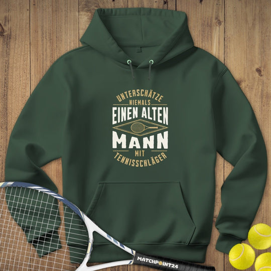 Alter Mann Kapuzenpulli (limitiert) - Matchpoint24 - Kleidung für Tennisfans