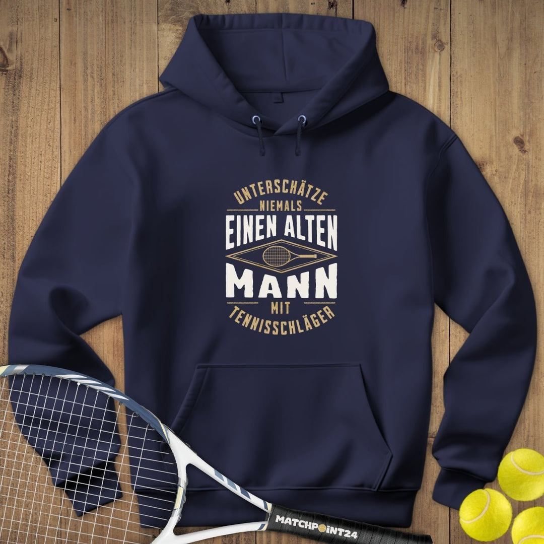 Alter Mann Kapuzenpulli (limitiert) - Matchpoint24 - Kleidung für Tennisfans