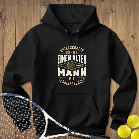 Alter Mann Kapuzenpulli (limitiert) - Matchpoint24 - Kleidung für Tennisfans