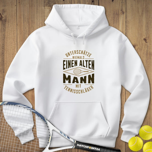 Alter Mann Kapuzenpulli (limitiert) - Matchpoint24 - Kleidung für Tennisfans