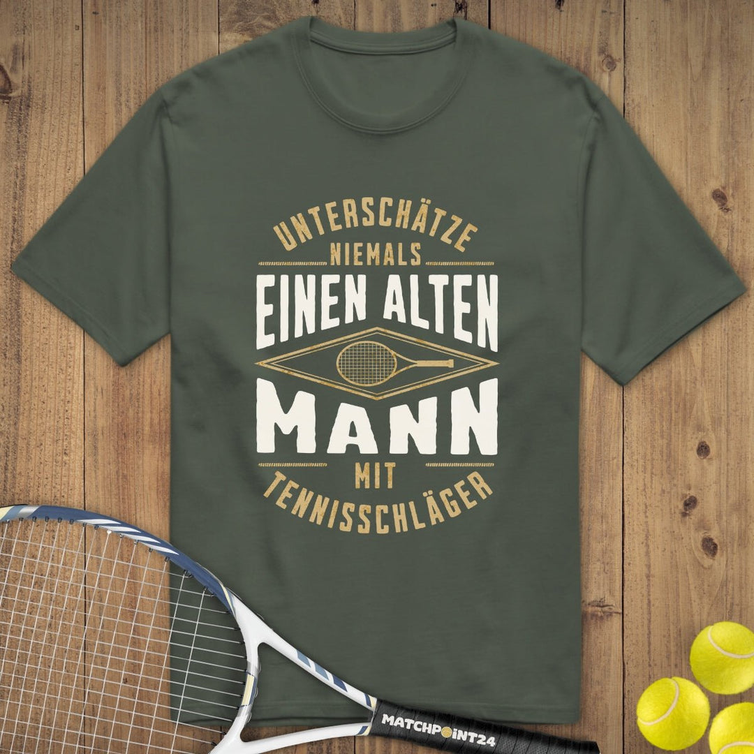 Alter Mann | Premium Herren T-Shirt - Matchpoint24 - Kleidung für Tennisfans