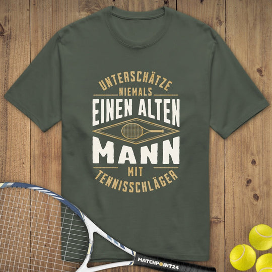 Alter Mann | Premium Herren T-Shirt - Matchpoint24 - Kleidung für Tennisfans