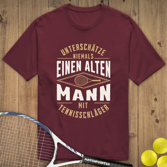 Alter Mann | Premium Herren T-Shirt - Matchpoint24 - Kleidung für Tennisfans