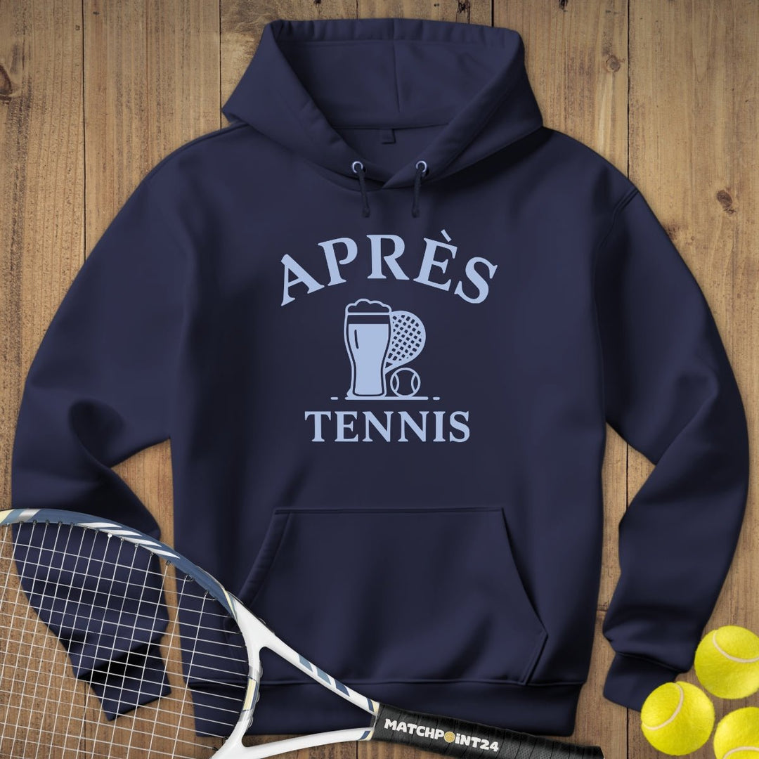 Apres Tennis Bier | Hoodie (Unisex) - Matchpoint24 - Kleidung für Tennisfans