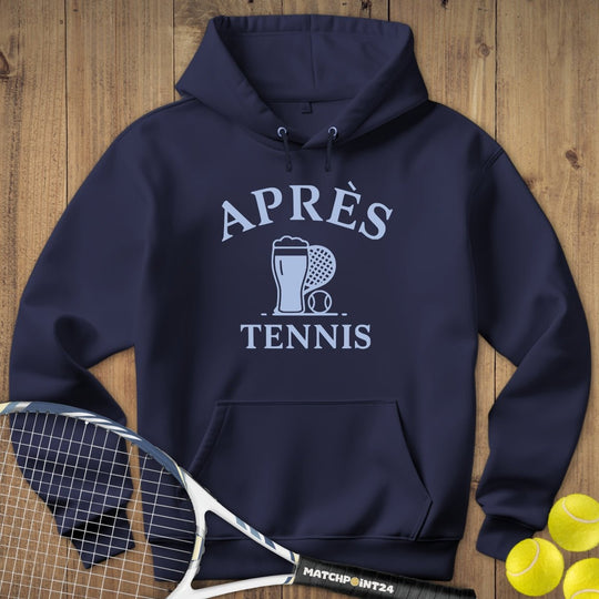 Apres Tennis Bier | Hoodie (Unisex) - Matchpoint24 - Kleidung für Tennisfans