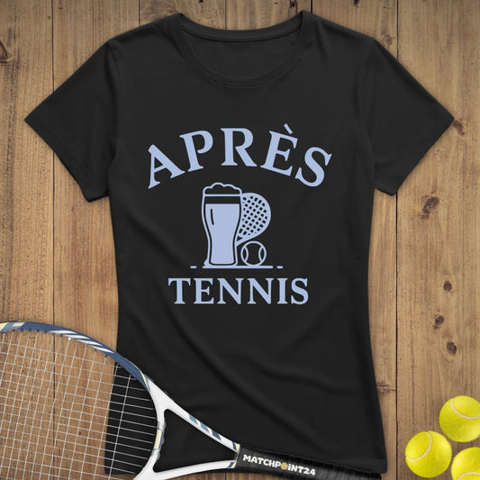Apres Tennis Bier | Premium Damen T-Shirt - Matchpoint24 - Kleidung für Tennisfans