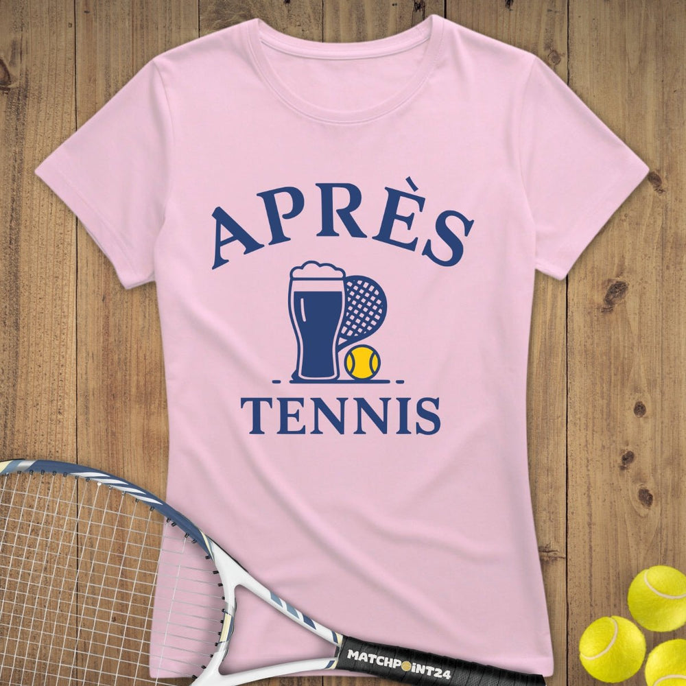 Apres Tennis Bier | Premium Damen T-Shirt - Matchpoint24 - Kleidung für Tennisfans