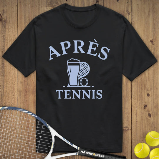 Apres Tennis Bier | Premium Herren T-Shirt - Matchpoint24 - Kleidung für Tennisfans