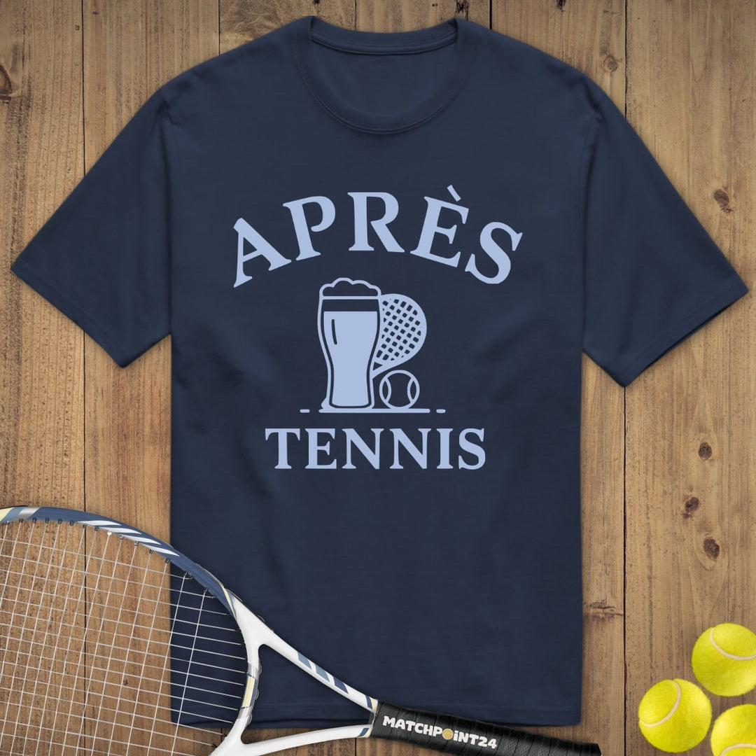 Apres Tennis Bier | Premium Herren T-Shirt - Matchpoint24 - Kleidung für Tennisfans