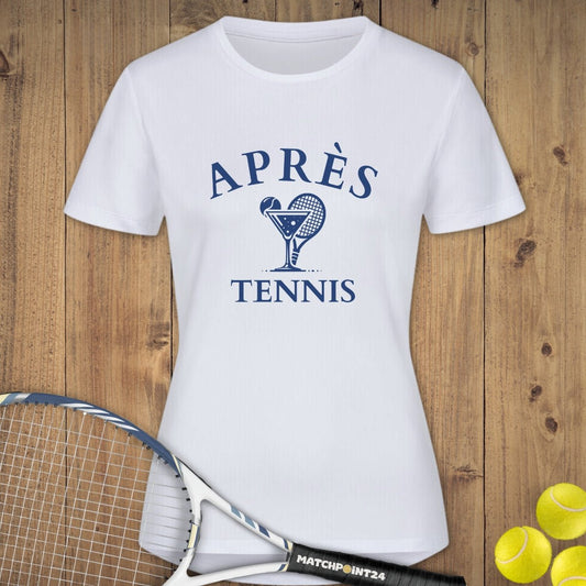 Apres Tennis Cocktail | Damen Sport T-Shirt - Matchpoint24 - Kleidung für Tennisfans