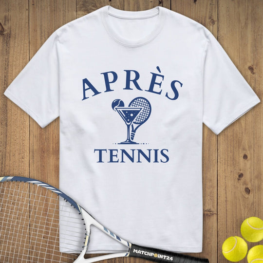 Apres Tennis Cocktail | Premium Herren T-Shirt - Matchpoint24 - Kleidung für Tennisfans