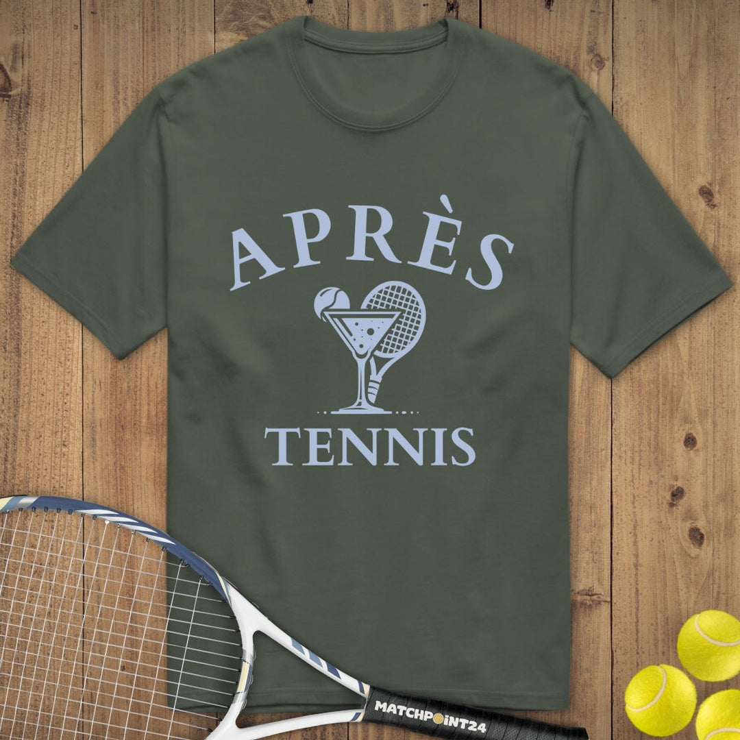 Apres Tennis Cocktail | Premium Herren T-Shirt - Matchpoint24 - Kleidung für Tennisfans