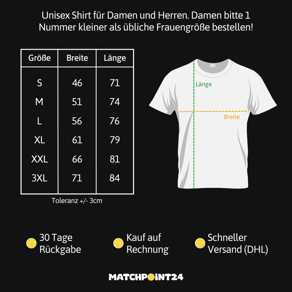 Apres Tennis Wein | Basic T-Shirt (limitiert) - Matchpoint24 - Kleidung für Tennisfans