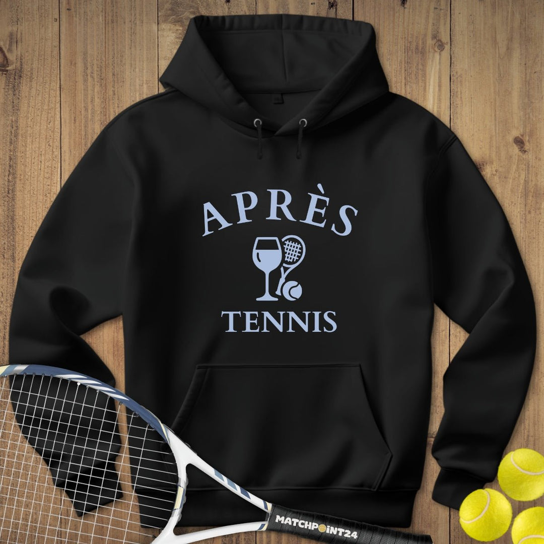 Apres Tennis Wein | Hoodie (Unisex) - Matchpoint24 - Kleidung für Tennisfans